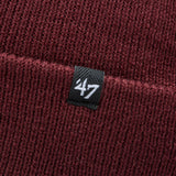 '47 カフニット ニューヨーク・ヤンキース Raised Logo ダークマルーン  | ’47 フォーティーセブン公式オンラインストア