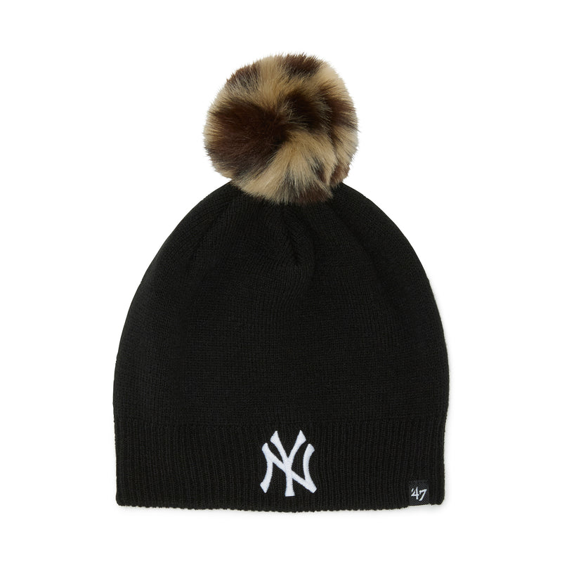47 カフニット ポンポン ニューヨーク・ヤンキース Serengeti Beanie ブラック  | ’47 フォーティーセブン公式オンラインストア