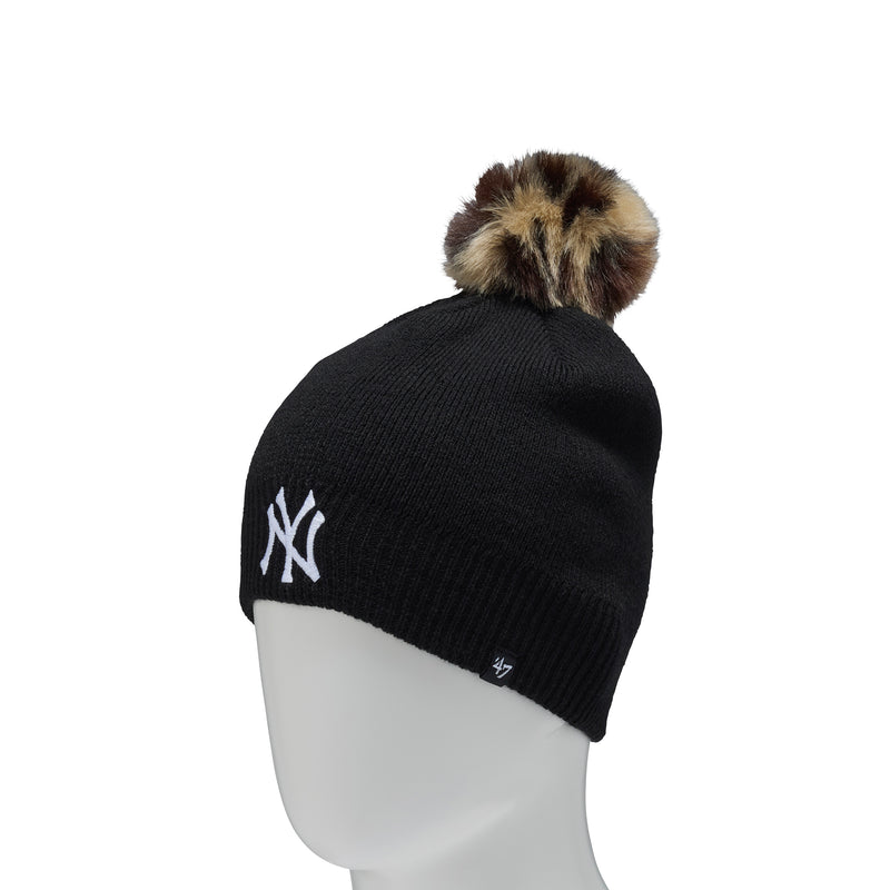 47 カフニット ポンポン ニューヨーク・ヤンキース Serengeti Beanie ブラック  | ’47 フォーティーセブン公式オンラインストア