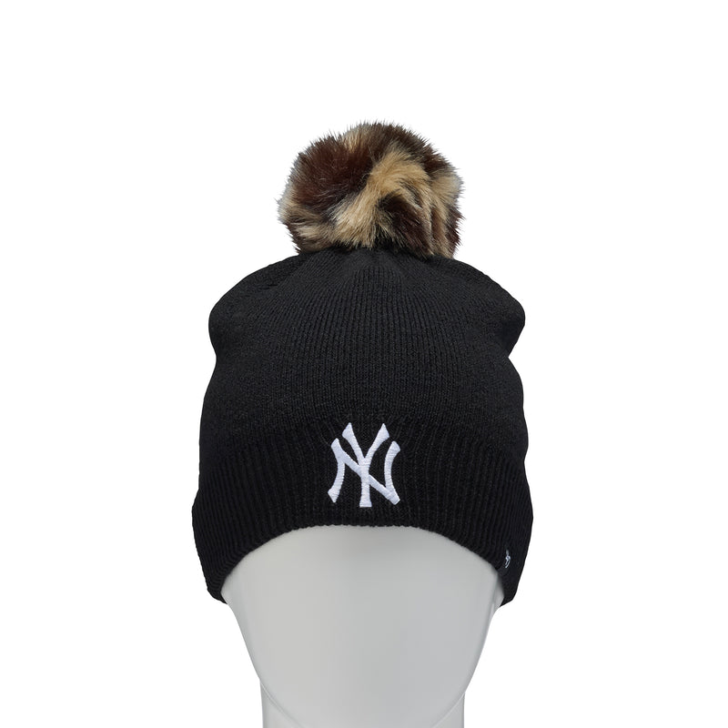 47 カフニット ポンポン ニューヨーク・ヤンキース Serengeti Beanie ブラック  | ’47 フォーティーセブン公式オンラインストア
