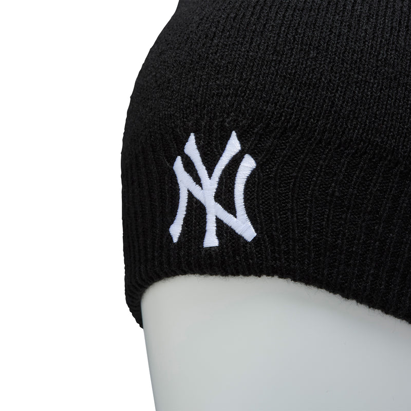 47 カフニット ポンポン ニューヨーク・ヤンキース Serengeti Beanie ブラック  | ’47 フォーティーセブン公式オンラインストア