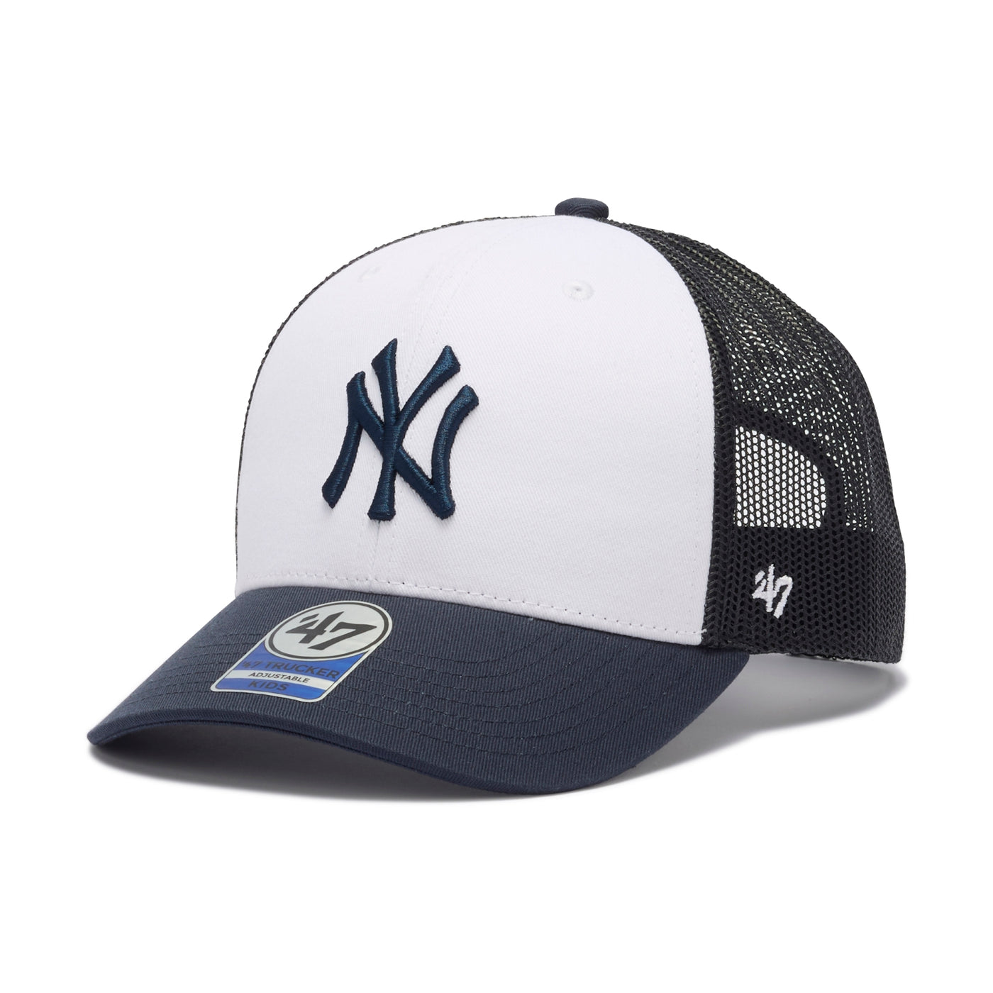 VALLAD ネイビー トラッカーキャップ キッズ '47 トラッカー ニューヨーク・ヤンキース ネイビー ホワイト
