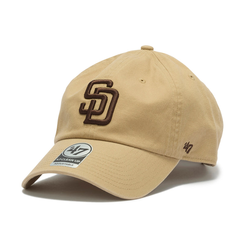 47 クリーンナップ サンディエゴ・パドレス ノーループラベル カーキ