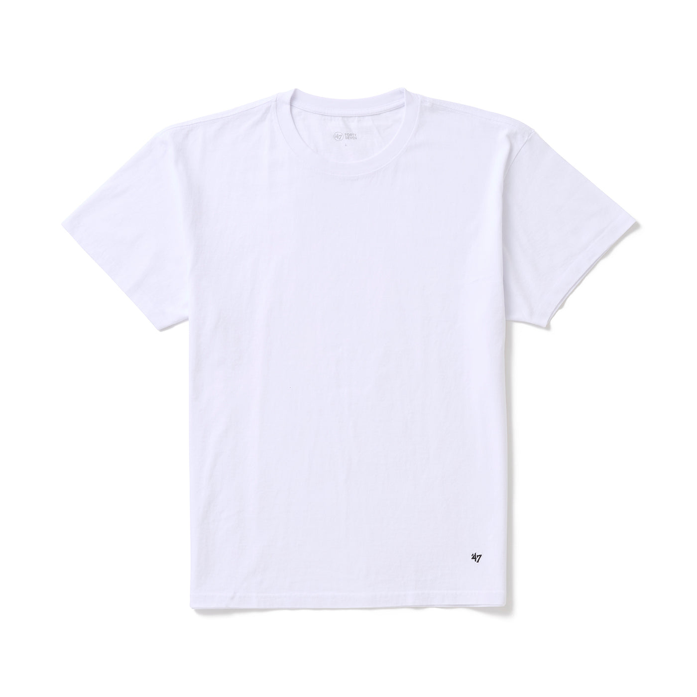47 半袖 パックTシャツ 2枚組 ホワイト 無地 コットン – '47