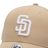 '47 エムブイピー SAN DIEGO PADRES サンディエゴ・パドレス WOOL BLEND カーキ ホワイト  | ’47 フォーティーセブン公式オンラインストア