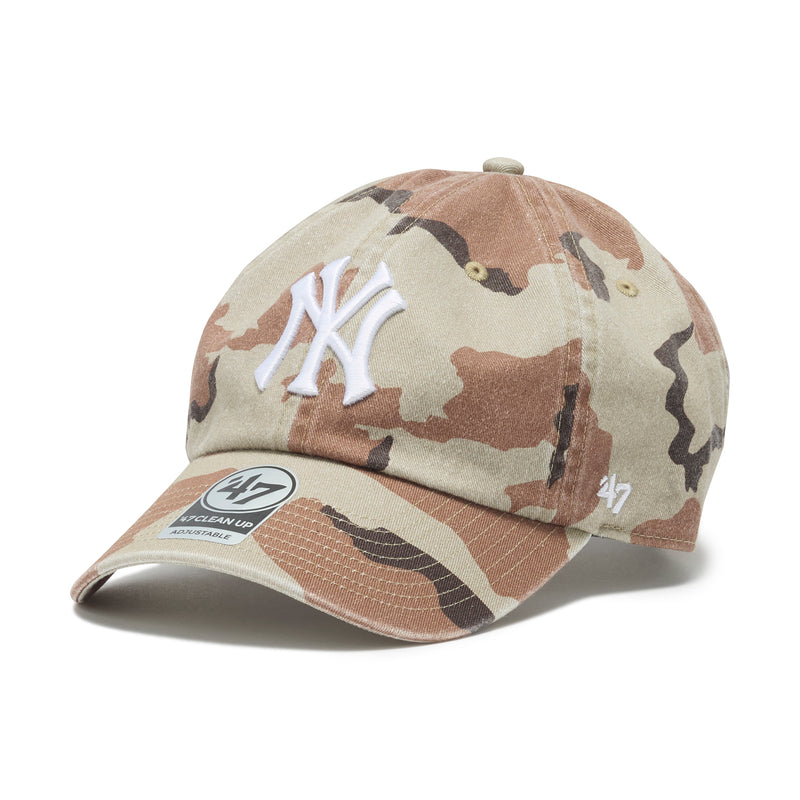 デニム&ダンガリー　カモフラ柄　キャップ　サイズ54 47 クリーンナップ ニューヨーク・ヤンキース DESERT CAMO デザート
