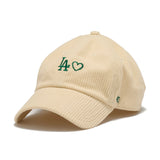 '47 クリーンナップ ロサンゼルス・ドジャース WITH HEART コーデュロイ ベースランナー ナチュラル エデン  | ’47 フォーティーセブン公式オンラインストア