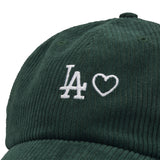 '47 クリーンナップ ロサンゼルス・ドジャース WITH HEART コーデュロイ ベースランナー ダークグリーン ホワイト  | ’47 フォーティーセブン公式オンラインストア