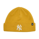 '47 カフニット ニューヨーク・ヤンキース RANDLE XL CUFF KNIT フラットゴールド  | ’47 フォーティーセブン公式オンラインストア