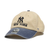 '47 クリーンナップ ニューヨーク・ヤンキース LOGO 2TONE モハベ / ネイビー  | ’47 フォーティーセブン公式オンラインストア