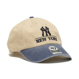 '47 クリーンナップ ニューヨーク・ヤンキース LOGO 2TONE モハベ / ネイビー  | ’47 フォーティーセブン公式オンラインストア