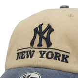 '47 クリーンナップ ニューヨーク・ヤンキース LOGO 2TONE モハベ / ネイビー  | ’47 フォーティーセブン公式オンラインストア
