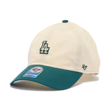 キッズ '47 クリーンナップ ロサンゼルス・ドジャース CRINKLE NYLON サンドストーム / パシフィックグリーン  | ’47 フォーティーセブン公式オンラインストア