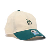 キッズ '47 クリーンナップ ロサンゼルス・ドジャース CRINKLE NYLON サンドストーム / パシフィックグリーン  | ’47 フォーティーセブン公式オンラインストア