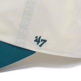 キッズ '47 クリーンナップ ロサンゼルス・ドジャース CRINKLE NYLON サンドストーム / パシフィックグリーン  | ’47 フォーティーセブン公式オンラインストア
