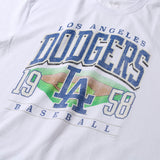 '47 半袖 Tシャツ ロサンゼルス・ドジャース MLB Tシャツコレクション ガーメントウォッシュ ホワイト