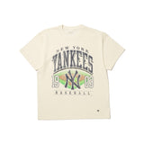 '47 半袖 Tシャツ ニューヨーク・ヤンキース MLB Tシャツコレクション ガーメントウォッシュ オフホワイト