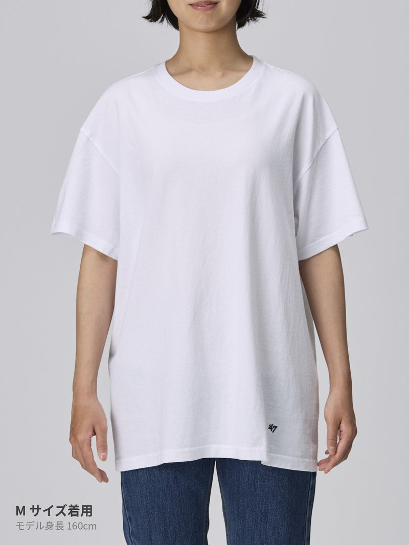 47 半袖 パックTシャツ 2枚組 ホワイト 無地 コットン – '47